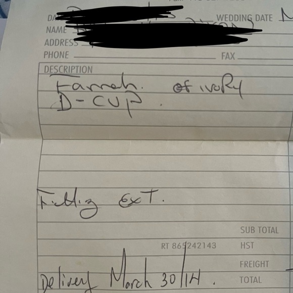 Vera Wang Farrah Wedding Gown Ivory Size 10 - Picture 14 of 14